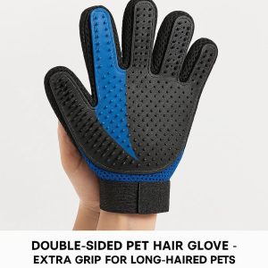 Double-Sided Pet Hair Glove – Extra Grip for Long-Haired Pets