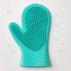 Silicone Pet Hair Removal Mitt – Waterproof & Easy to Clean
